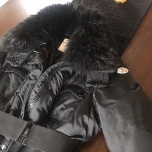 Authentic Moncler detachable fur color